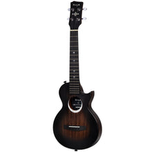 Load image into Gallery viewer, Enya EUT-MOON/BK/EQ Signature Taimane 4-String Ukulele, Black w/ Effects Pickup-Easy Music Center