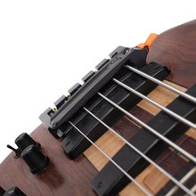 Load image into Gallery viewer, Gruv Gear FUMP5-BLK Frump Bridge String Muter, 4 to 5-String Bass, Black-Easy Music Center