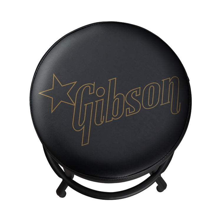 Gibson GA-STOOL3 Premium Playing Stool, Star Logo, Tall Gibson GA-STOOL3 Premium Playing Stool, Star Logo, Tall