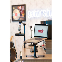 Load image into Gallery viewer, Gator GFWLAPTOP2000 Universal Laptop Desktop Stand with Adjustable Height & Weighted Base-Easy Music Center