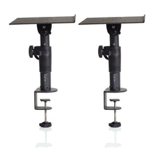 Load image into Gallery viewer, Gator GFWSPKSTMNDSKCM Desk-Clamp Studio Monitor Stand - Adjustable Height-Easy Music Center