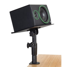 Load image into Gallery viewer, Gator GFWSPKSTMNDSKCM Desk-Clamp Studio Monitor Stand - Adjustable Height-Easy Music Center