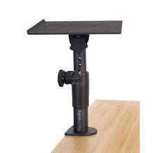 Load image into Gallery viewer, Gator GFWSPKSTMNDSKCM Desk-Clamp Studio Monitor Stand - Adjustable Height-Easy Music Center