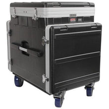 Load image into Gallery viewer, Gator GRC-12X10-PU Pop-Up Console Rack; 12U Top; 10U Bottom; w/ Casters-Easy Music Center