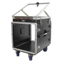 Load image into Gallery viewer, Gator GRC-12X10-PU Pop-Up Console Rack; 12U Top; 10U Bottom; w/ Casters-Easy Music Center