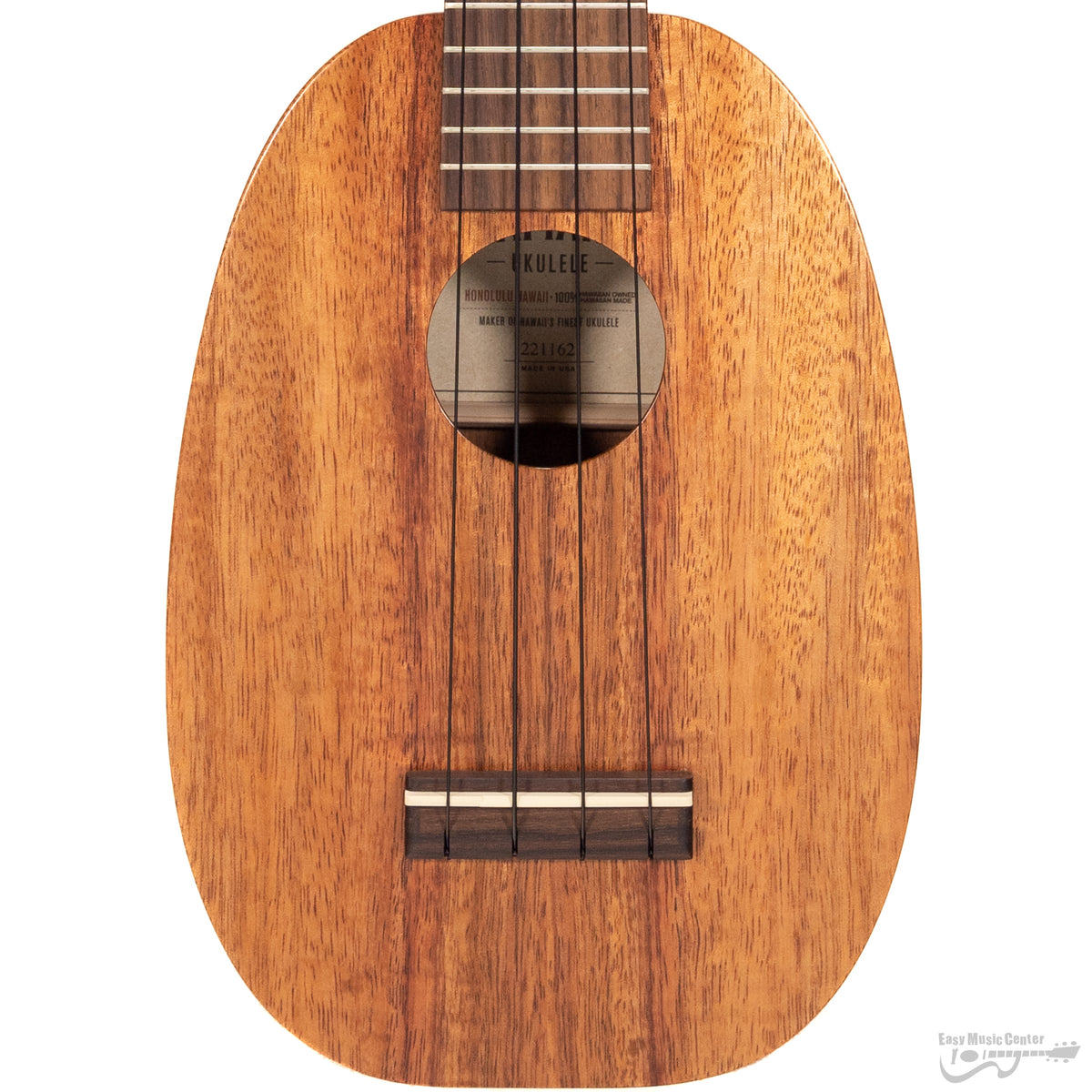 Kamaka HP1 Koa Pineapple Ukulele (#221162) – Easy Music Center