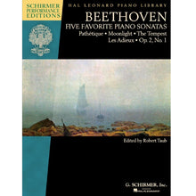 Load image into Gallery viewer, Hal Leonard HL00297114 Beethoven Five Favorite Piano Sonatas Pathtique-Easy Music Center
