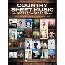 Load image into Gallery viewer, Hal Leonard HL00345260 Country Sheet Music 2010-2019, Piano/Vocal/Guitar Songbook-Easy Music Center