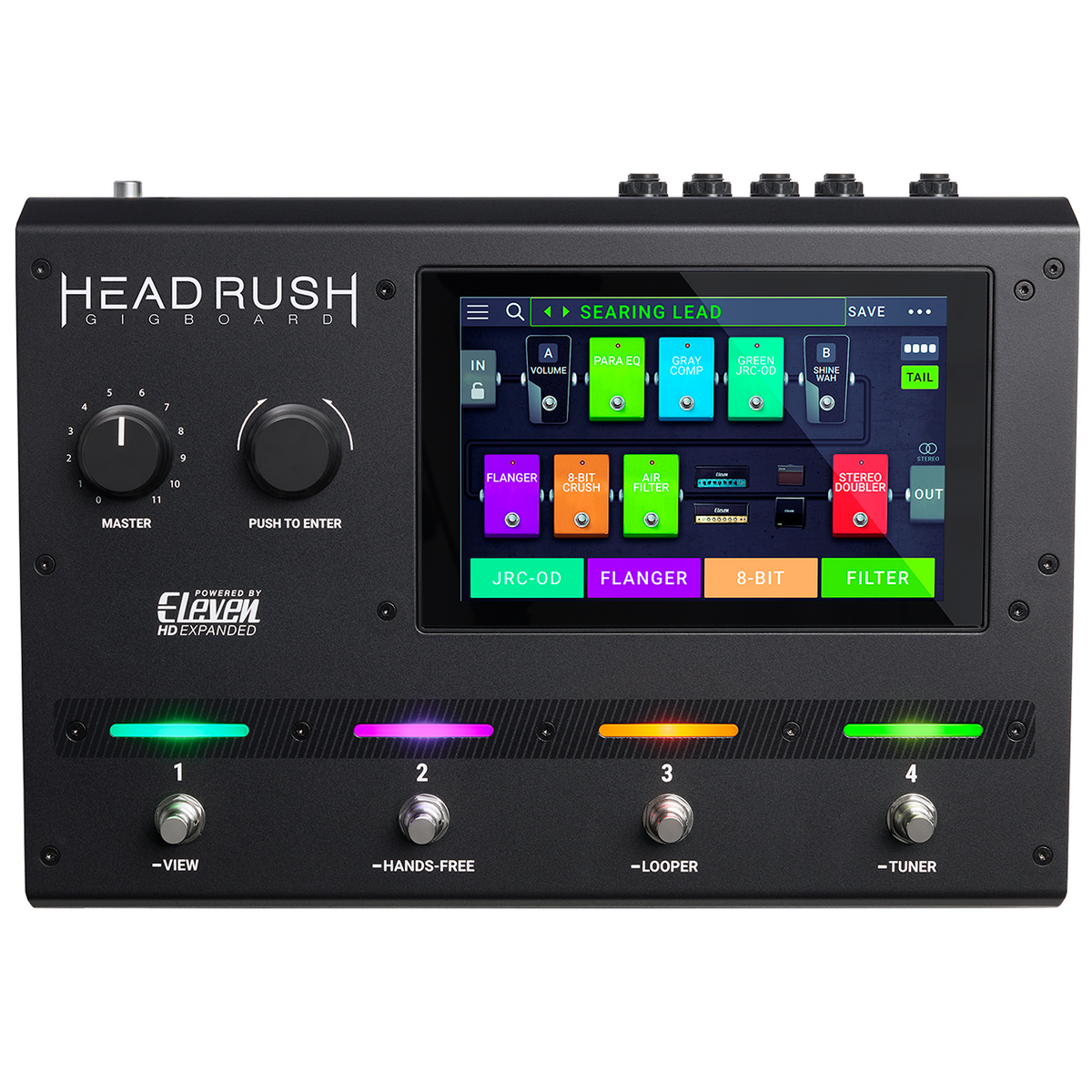 Headrush GIGBOARD Compact Guitar FX and Amp Modeling Processor with Color  Touch Screen