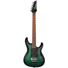 Load image into Gallery viewer, Ibanez KIKOSP3TEB Kiko Loureiro Signature Electric Guitar, HSH - Infinity, w/ Trem, Jatoba FB, Transparent Emerald Burst-Easy Music Center