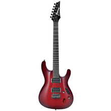 Load image into Gallery viewer, Ibanez S521BBS Light BlackBerry Burst Fixed Bridge RW-Easy Music Center