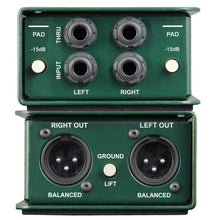 Load image into Gallery viewer, Radial Engineer R8001012 JDI Stereo, Passive Stereo DI w/ Jensen Transformer-Easy Music Center