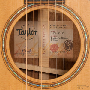 Taylor K14CE-BE Grand Auditorium Koa Acoustic-Electric Guitar (#1209141197)-Easy Music Center