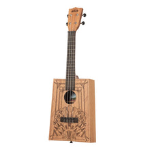 Load image into Gallery viewer, Kala KA-CB-DECO-C Cigar Box Concert Ukulele, Art Deco-Easy Music Center