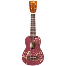 Load image into Gallery viewer, Kala KA-HI-CHERRY-S Soprano Mahogany Ukulele with Cherry Design-Easy Music Center