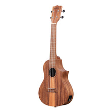 Load image into Gallery viewer, Kala KA-TK-C-CE Concert Ukulele w/ Electronics Teak Tri-Top-Easy Music Center