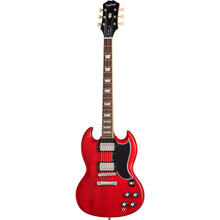 Load image into Gallery viewer, Epiphone EIGC61SGACHNH1 1961 Les Paul SG Standard (Incl. Hard Case) - Aged 60s Cherry-Easy Music Center