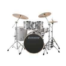 Load image into Gallery viewer, Ludwig LE522028 Evolution 5pc Full Kit w/ Hardware - 22, 10, 12, 16, 14s - Platinum Sparkle-Easy Music Center