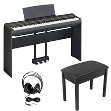 Load image into Gallery viewer, Yamaha P125B Digital Piano Complete Home Bundle, Black-Easy Music Center