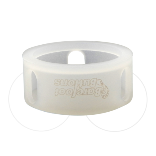 pedal button caps Barefoot Button 18-GC-ST-CR Pedal Button V2 5/16", Clear Glow Cap