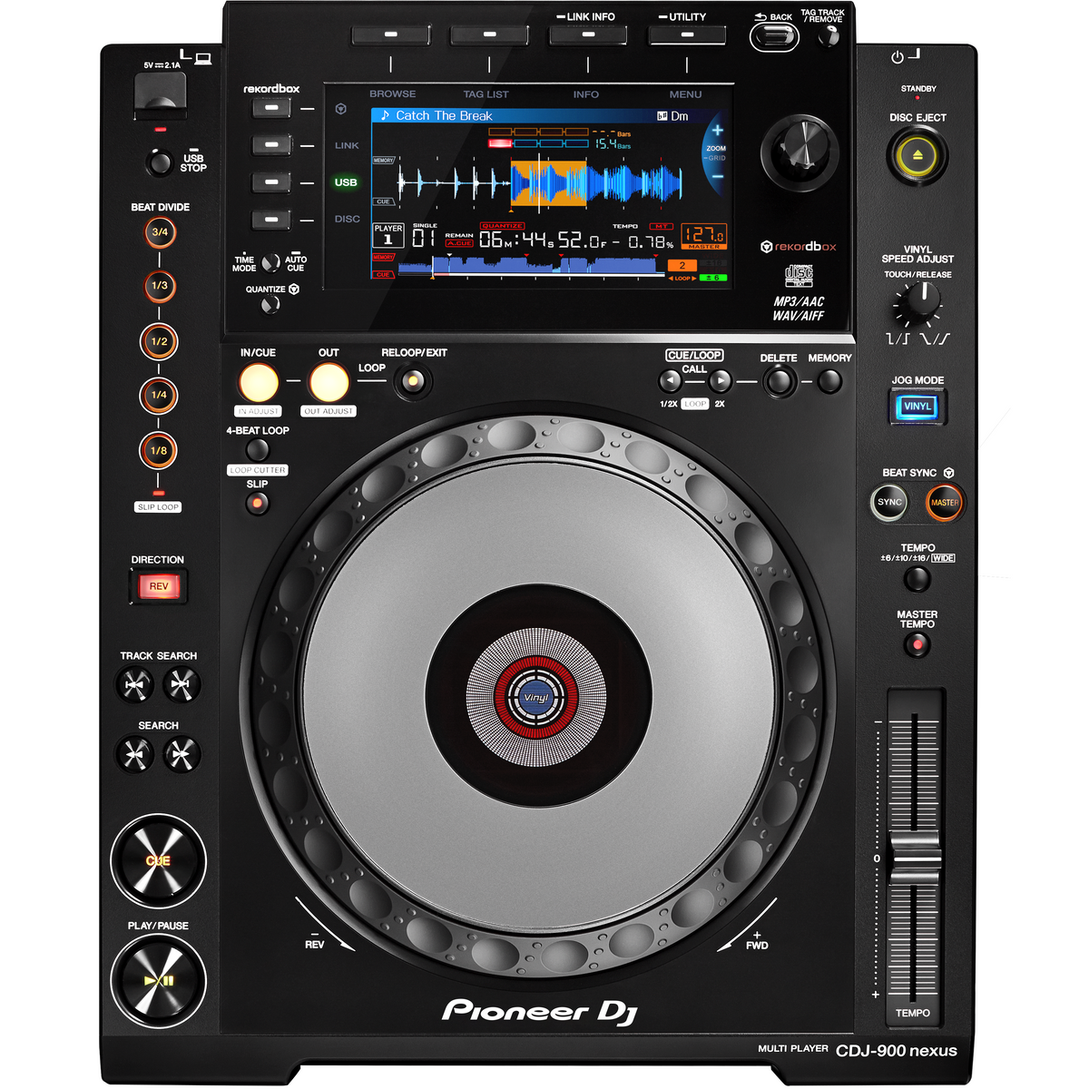 Pioneer CDJ-900NXS Digital DJ Deck/CD Player with Wi-Fi Playback Pioneer CDJ-900NXS Digital DJ Deck/CD Player with Wi-Fi Playback