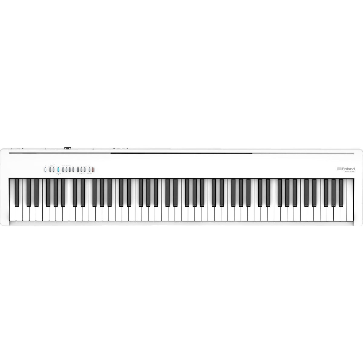 Roland FP-30X-WH 88-key Digital Piano Complete Home Bundle