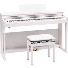 Load image into Gallery viewer, Roland RP701-WH 88-Key Digital Piano w/ Bench, White-Easy Music Center
