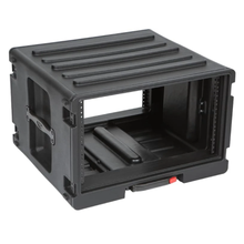 Load image into Gallery viewer, Skb SKB-R6UW 6U Space Rack with in-line wheels, TSA latches, handle-Easy Music Center