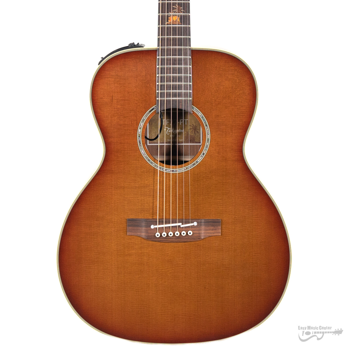 Takamine TF77-PT OM Acoustic-Electric Guitar, Cedar Top, Koa