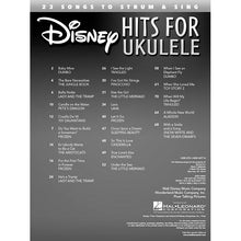 Load image into Gallery viewer, Hal Leonard HL00151250 Disney Hits For Ukulele-Easy Music Center