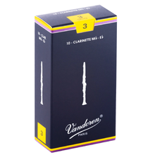 Load image into Gallery viewer, Vandoren CR113 Traditional Eb Soprano Clarinet Reeds - Strength 3 (Box of 10)-Easy Music Center