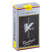 Load image into Gallery viewer, Vandoren CR1925 V-12 Bb Clarinet Reeds - Strength 2.5 (Box of 10)-Easy Music Center