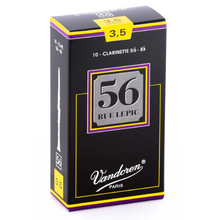 Load image into Gallery viewer, Vandoren CR5035 56 rue Lepic Bb Clarinet Reeds - Strength 3.5 (Box of 10)-Easy Music Center
