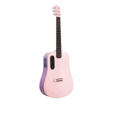 Load image into Gallery viewer, Lava Music BLUE-LAVA-PINK Blue Lava Touch 36" HPL Acoustic-Electric Smart Guitar w/ Lite Bag, Coral/Lavender-Easy Music Center