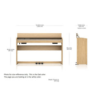 Load image into Gallery viewer, Roland F701-WH 88-Key Compact Upright Style Digital Piano w/ Bench, White-Easy Music Center
