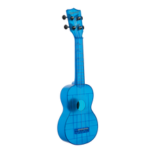 Load image into Gallery viewer, Kala KA-WMT-BL-S Soprano Waterman Ukulele, Cobalt Blue Transparent-Easy Music Center