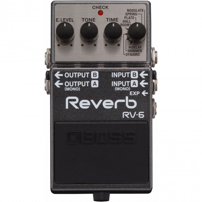 Boss RV-6 Digital Reverb and Delay – Easy Music Center