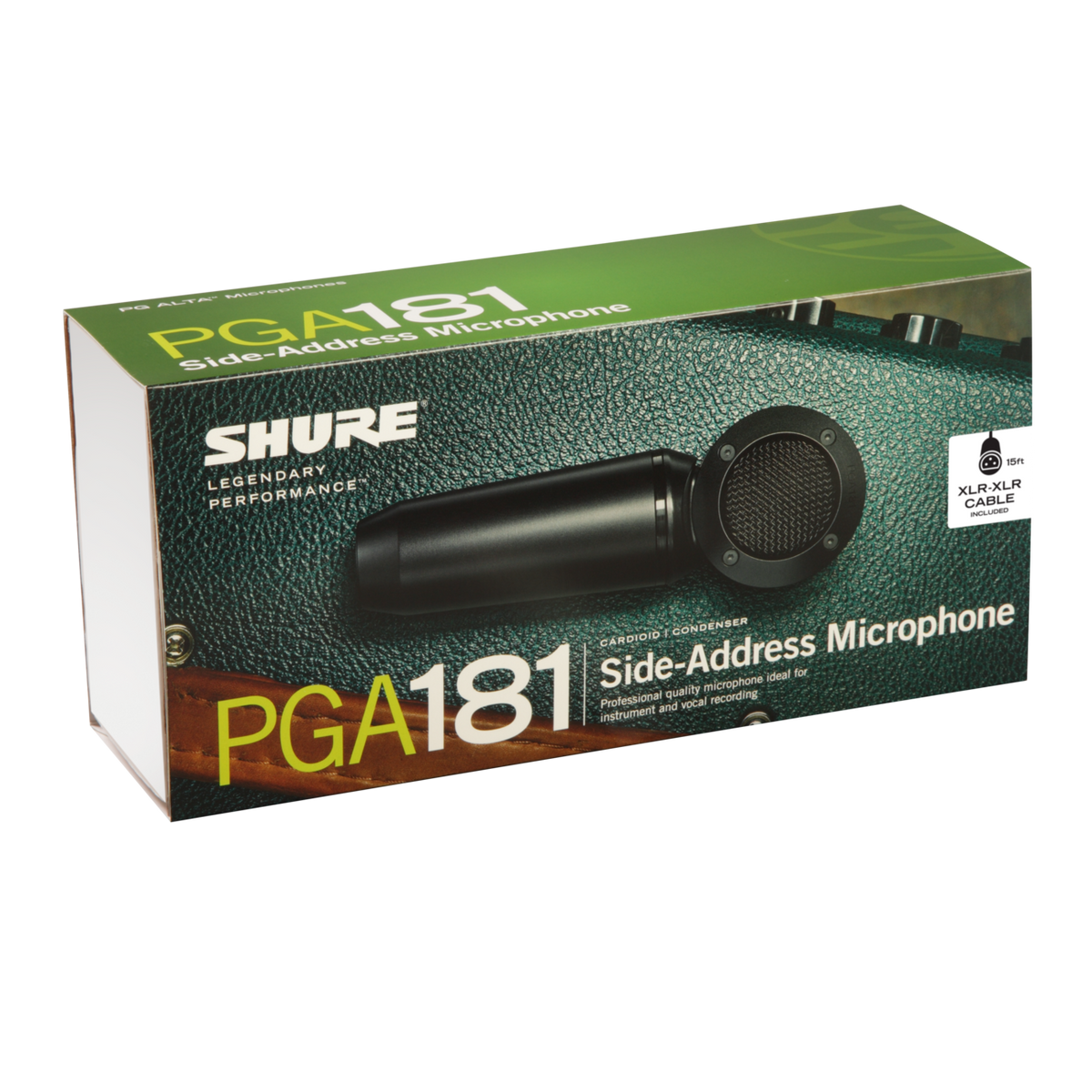 Shure PGA181-XLR Side-Address Cardioid Condenser Microphone w
