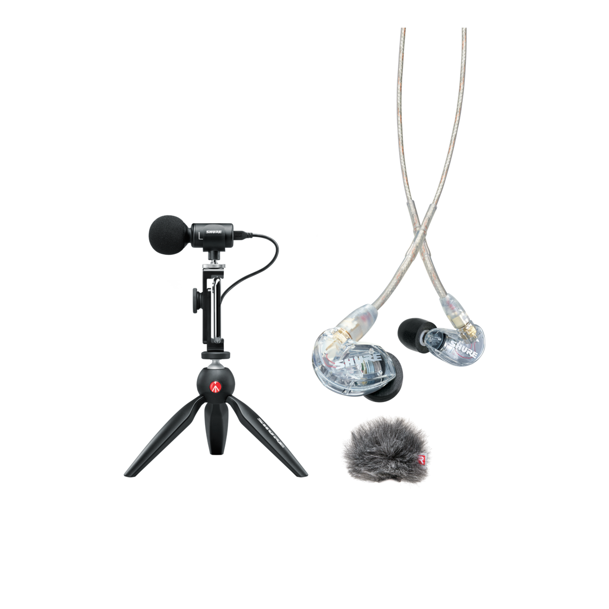 その他 Apple - SHURE MV88+ Video Kit SE215-CL-A Amazon.com: Shure MV88+ Video Kit - Digital Stereo Condenser
