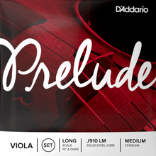Load image into Gallery viewer, D'addario J910-LM Prelude Viola Set Long Med-Easy Music Center