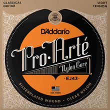 Load image into Gallery viewer, D'Addario EJ43 Pro-Arte Nylon Classical Guitar Strings, Light Tension, Tie-end-Easy Music Center