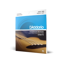 Load image into Gallery viewer, D'Addario EPBB170 Phosphor Bronze Acoustic Bass Strings, Long Scale, 45-100-Easy Music Center