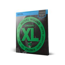 Load image into Gallery viewer, D'Addario EXL220-5 5-String Nickel Wound Bass Guitar Strings, Super Light, 40-125, Long Scale-Easy Music Center