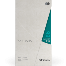 Load image into Gallery viewer, D'addario VBB0125G2 VENN Bb Clarinet Reed, G2, Strength 2.5-Easy Music Center