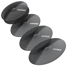 Load image into Gallery viewer, Evans ECP-DB-1 dB One Reduced Volume Cymbal Pack, 14" Hats, 16" & 18" Crash, 20" Ride-Easy Music Center