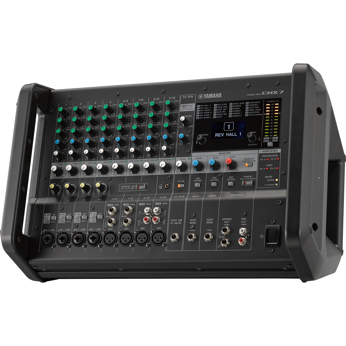 Yamaha EMX7 Powered Mixer – Easy Music Center