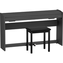 Load image into Gallery viewer, Roland F-107-BK 88-Key Slim Digital Piano w/ Stand, Bench, and 3-pedals, Black-Easy Music Center