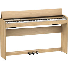 Load image into Gallery viewer, Roland F701-LA 88-Key Compact Upright Style Digital Piano w/ Bench, Light Oak-Easy Music Center