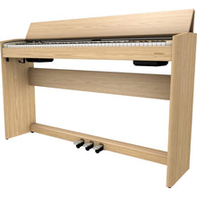 Load image into Gallery viewer, Roland F701-LA 88-Key Compact Upright Style Digital Piano w/ Bench, Light Oak-Easy Music Center