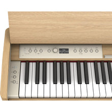 Load image into Gallery viewer, Roland F701-LA 88-Key Compact Upright Style Digital Piano w/ Bench, Light Oak-Easy Music Center